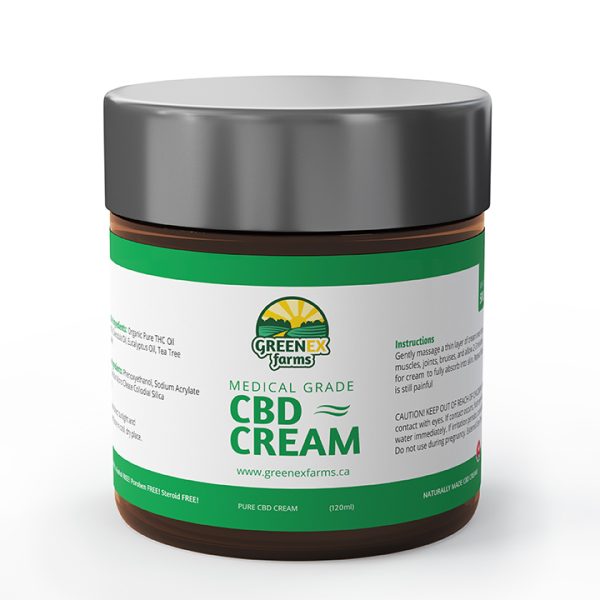 Natural 500mg CBD Muscle & Joint Cream - Buy CBD Body Cream