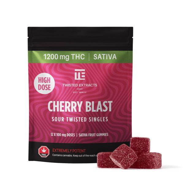 Twisted Extracts Cherry Blast High Dose Sativa (1200mg THC)