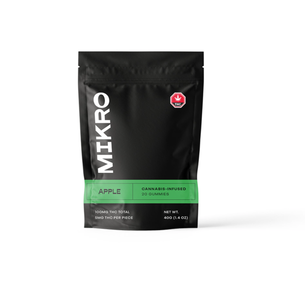 Mikro – Apple THC Gummies 100mg