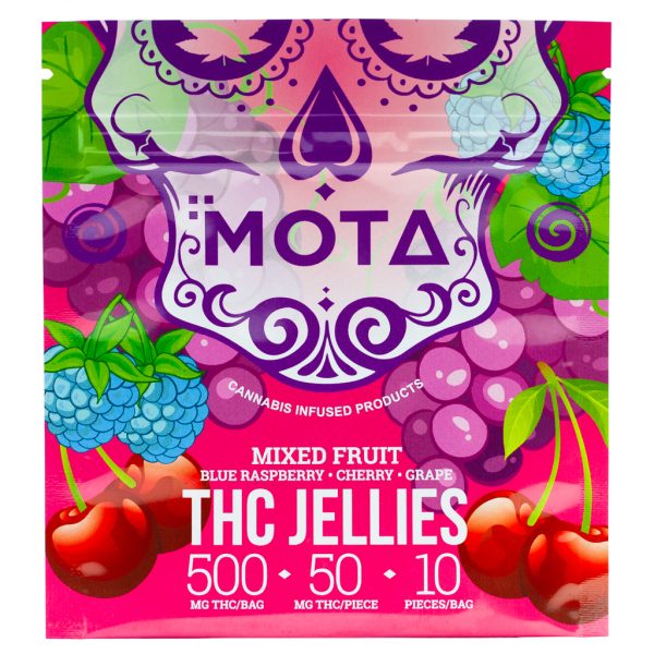 MOTA THC Mixed Fruit Jellies 500mg THC