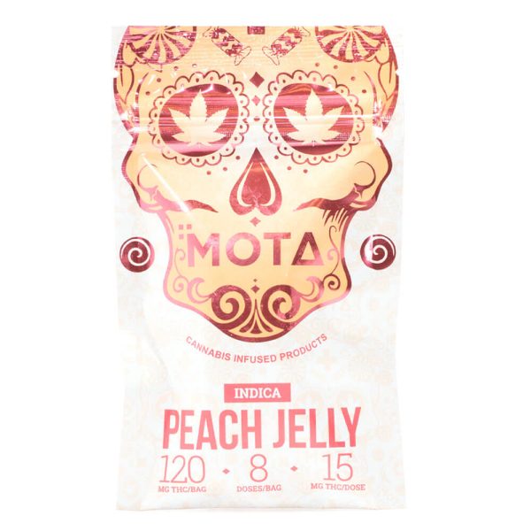 Mota Indica Peach Jelly 120mg THC