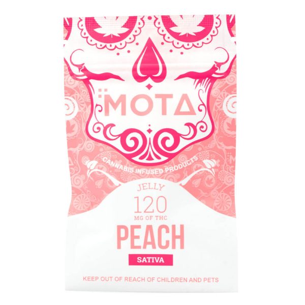 Mota Sativa Peach Jelly 120mg THC