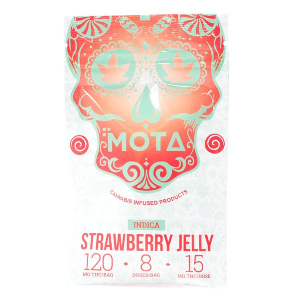 Mota Indica Strawberry Jelly 120mg THC