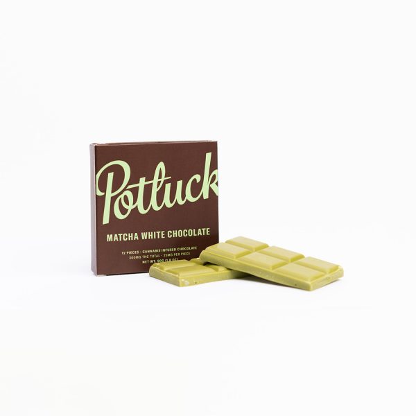 Potluck – Matcha White THC Chocolate 300mg