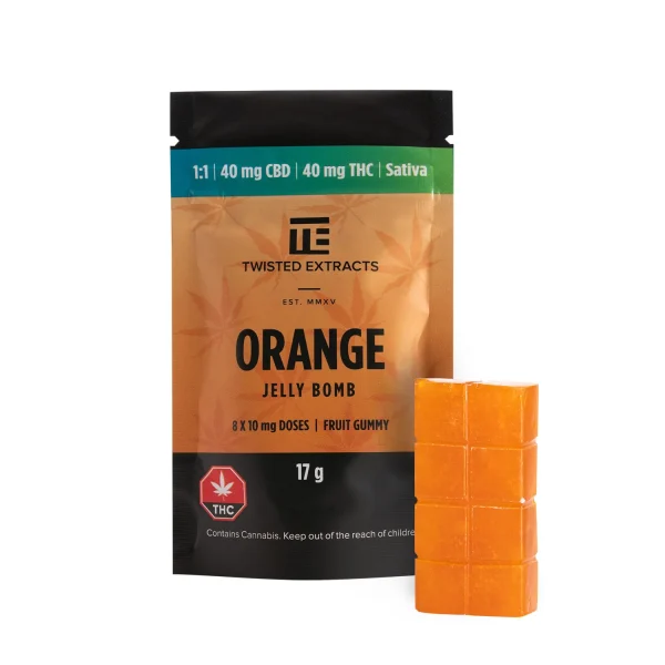 Twisted Extracts Orange Edible