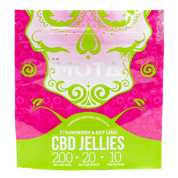 Mota CBD Strawberry and Key Lime Jellies 200mg CBD